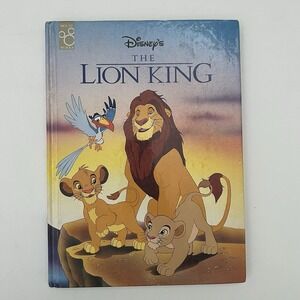 Disney Lion King Hardcover‎ Book Classic Series Vintage 1994 Mouse Work